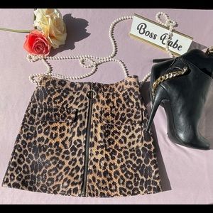 NWOT LOVE & OTHER THINGS ANIMAL PRINT MINI SKIRT.